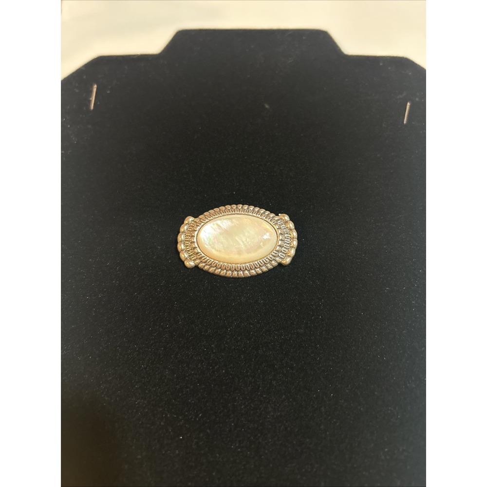 Carolyn Pollack R Moon 925 Sterling Silver Mother Of Pearl Brooch Pendant